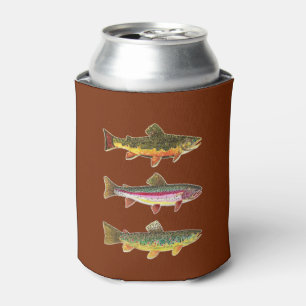 Forel vliegen - Brook, regenboog, bruine bogen Blikjeskoeler