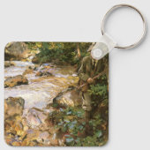 Forelbeeck in de Tirol door John Singer Sargent Sleutelhanger (Achterkant)