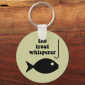 forelenfluistervisserij sleutelhanger (Voorkant)