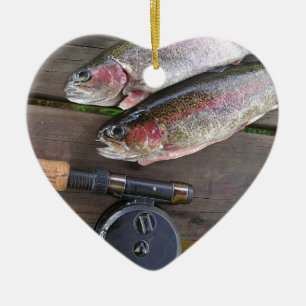 forelvisserij keramisch ornament