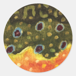 forelvisserij ronde sticker