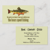 forelvisserij visitekaartje (Voorkant / Achterkant)