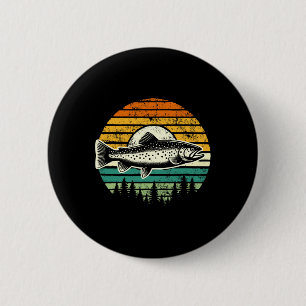 Forelvliegenvissen Buiten Bos Natuur Natuurleven V Ronde Button 5,7 Cm