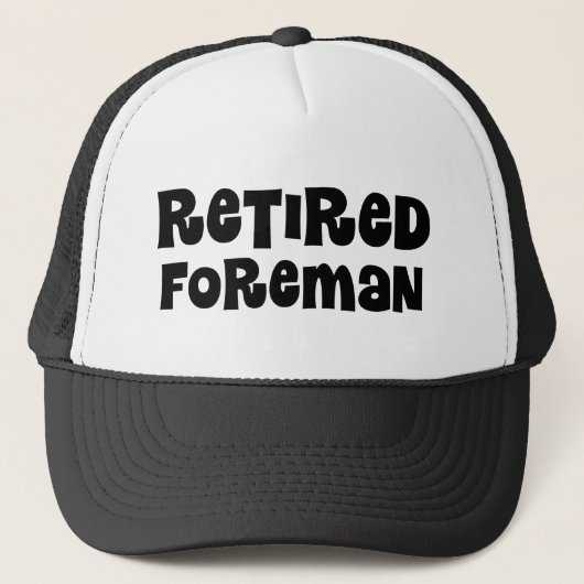 Foreman Gift in ruste Trucker Pet (Voorkant)