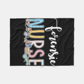Forensic Nurse Gift Idee Fleece Deken (Voorkant (Horizontaal))