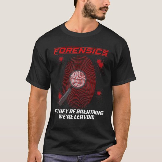 Forensic Science Crime Scene Investigator T-shirt (Voorkant)