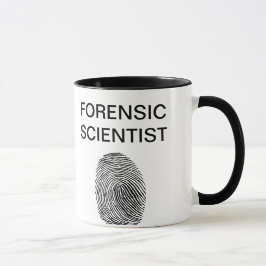 Forensic Scientist Coffee Mok (Rechts)