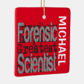 Forensic Scientist Extraordinaire CUSTOM Keramisch Ornament (Rechts)
