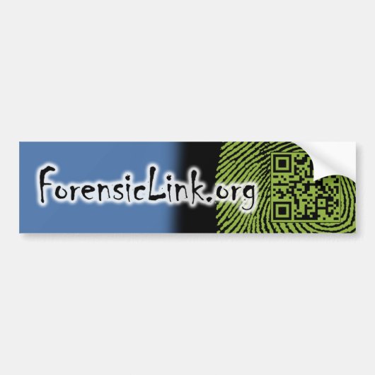 Forensiclink.org Bumpersticker (Voorkant)