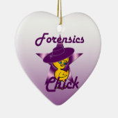 Forensics Chick #9 Keramisch Ornament (Rechts)