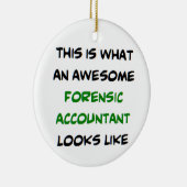 forensisch accountant, geweldige keramisch ornament (Rechts)