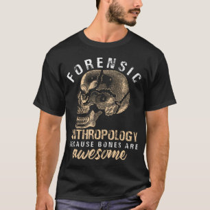 Forensisch Antropologie Schedelontwerp T-shirt