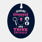 Forensisch onderzoek Keepsake Metalen Ornament (Voorkant)