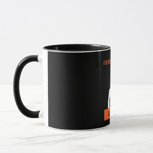 Forensisch patholoog geschenken mok (Links)