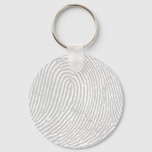 Forensisch vingerafdrukpatroon sleutelhanger