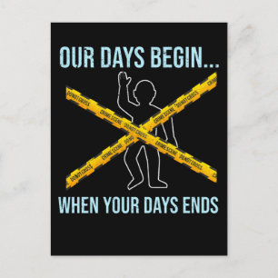 Forensisch-wetenschappelijk rechercheur Forensisch Briefkaart