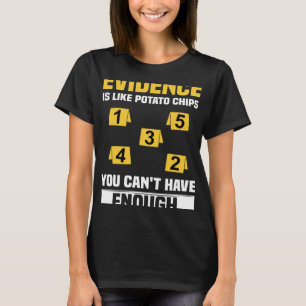 Forensisch Wetenschapper Criminologie lijkschouwer T-shirt