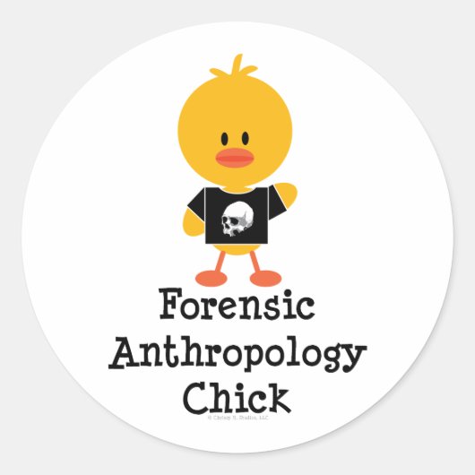 Forensische Antropologie Chick Stickers (Voorkant)