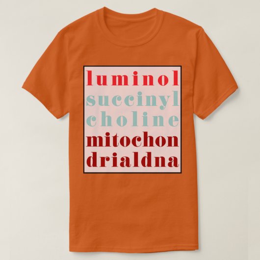 Forensische bestanden forensische wetenschap moder t-shirt (Design voorkant)
