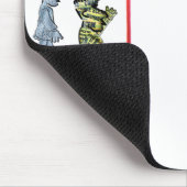 Forensische detectoren op het werk bij een misdrij muismat (Hoek)