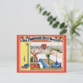 Forepaugh & Sells Brothers Circus Poster Briefkaart (Staand voorkant)