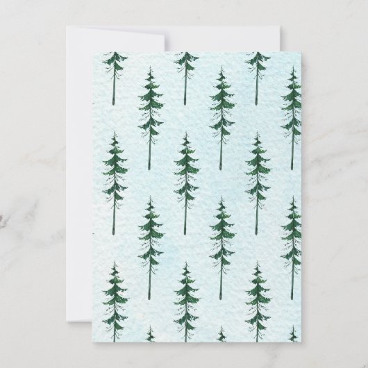 Forest Adventure Bear Boys Baby shower Invitation (Dos)