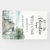 Forest Adventure begint met Bachelorette Party Spandoek (Horizontaal)