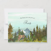 Forest Adventure Deer Baby shower RSVP (Devant)