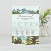 Forest Adventure die mijn mammie Beren Game is Kaart (Staand voorkant)