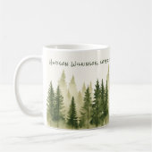 Forest Adventure Name Quote Mug (Gauche)