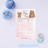 Forest Animal Name (Bosdiernaam) die de douchekaar Flyer (Enkel)