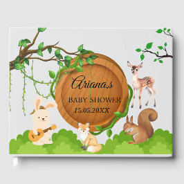 Forest Animals Baby shower gastenboek