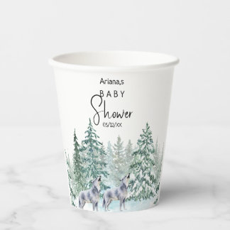 Forest Animals Baby shower papieren bekers