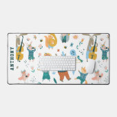 Forest Animals Band Bureaumat (Keyboard & Muis)