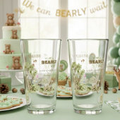 Forest Animals Bearly Wait Baby Shower Keepsake Glas
