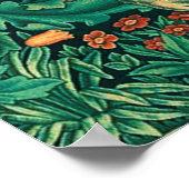 Forest Animals, Lion, W.Morris Digital-bewerking Poster (Hoek)