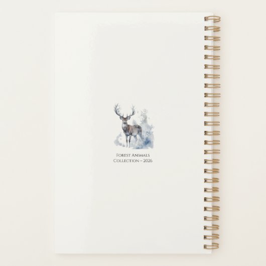 Forest Animals Personalized 2026 Planner (Dos)
