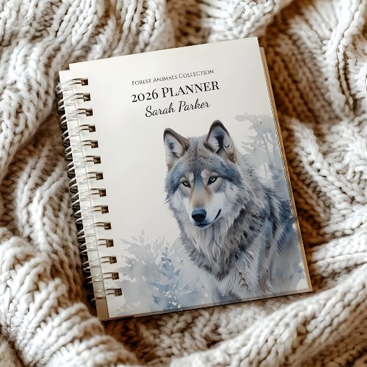 Forest Animals Personalized 2026 Planner