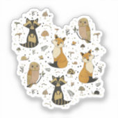 Forest animals sticker (Voorkant)