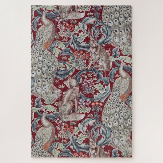 Forest Animals, William Morris Legpuzzel (Verticaal)
