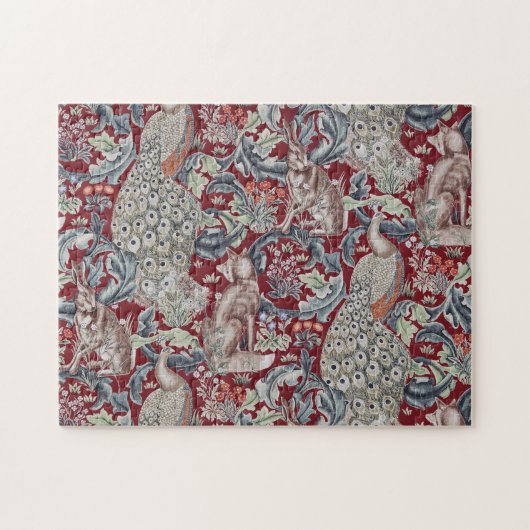 Forest Animals, William Morris Legpuzzel (Horizontaal)