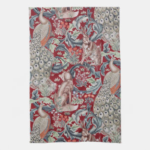 Forest Animals, William Morris Theedoek