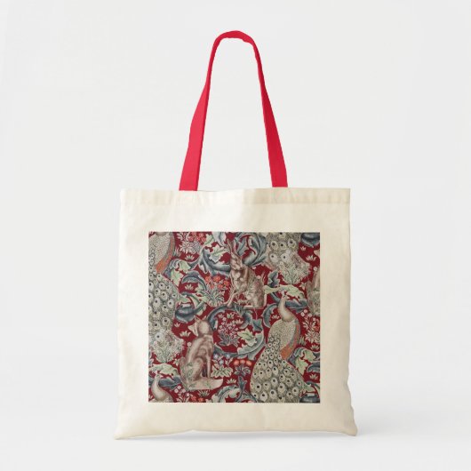 Forest Animals, William Morris Tote Bag (Voorkant)