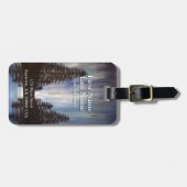 Forest Aurora Aanpasbare Bagage Label (Voorkant horizontaal)