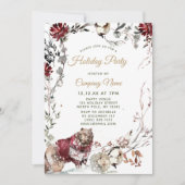 Forest Beer Corporate Holiday Kerstfeest Kaart (Voorkant)