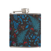 Forest berries, leaves and bugs 1 heupfles (Voorkant)