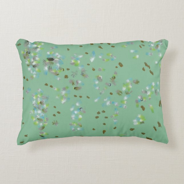 Forest Birds Accent Pillow Decoratief Kussen (Voorkant)