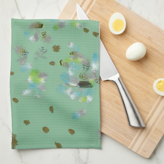 Forest Birds Kitchen Towel Theedoek (Quarter Fold)