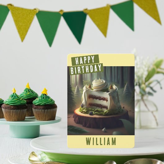 Forest Birthday Kaart