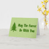 Forest Blessing Kaart (Gele Bloem)